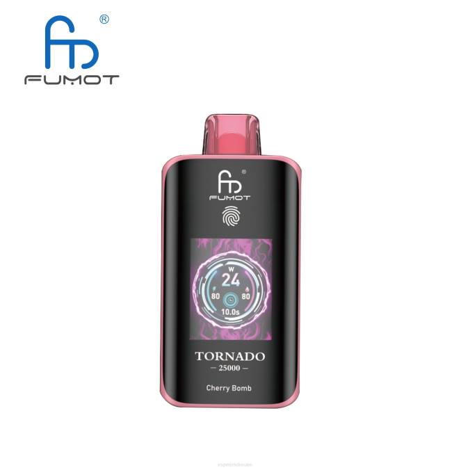 Vape Uae - قنبلة الكرز Fumot Tornado 25000 سيجارة يمكن التخلص منها 4H844
