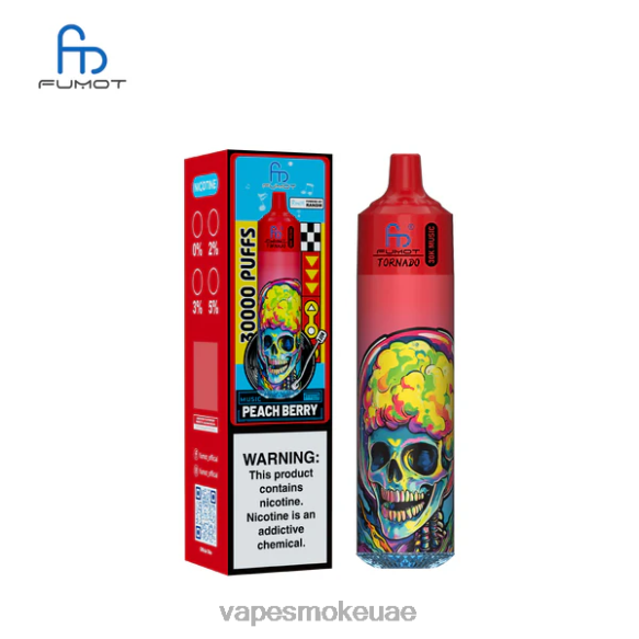 Vape Uae - Fumot Tornado موسيقى 30 ألف التوت الخوخ 2482J19