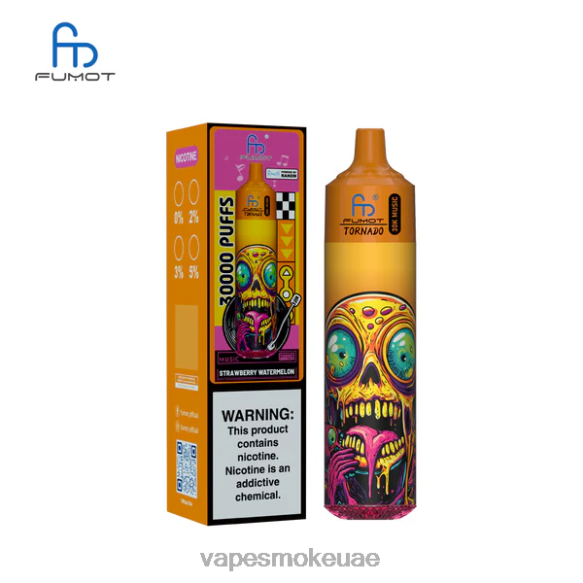 Vape Uae - Fumot Tornado موسيقى 30 ألف الفراولة والبطيخ 2482J28