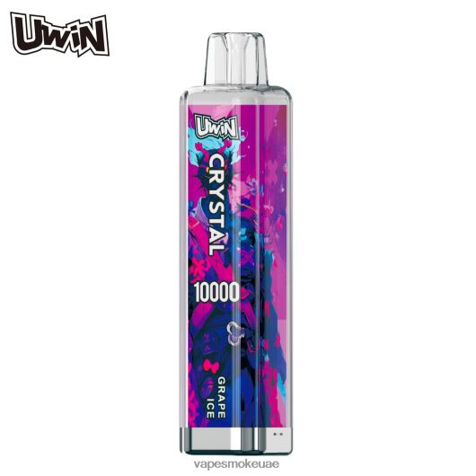 Vape Uae - جليد العنب UWIN CRYSTAL 10000 سيجارة يمكن التخلص منها RR4PBP367