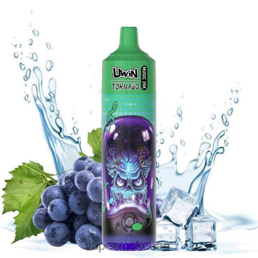 Vape Uae - جليد العنب UWIN CRYSTAL 35 ألف سيجارة يمكن التخلص منها RR4PBP382