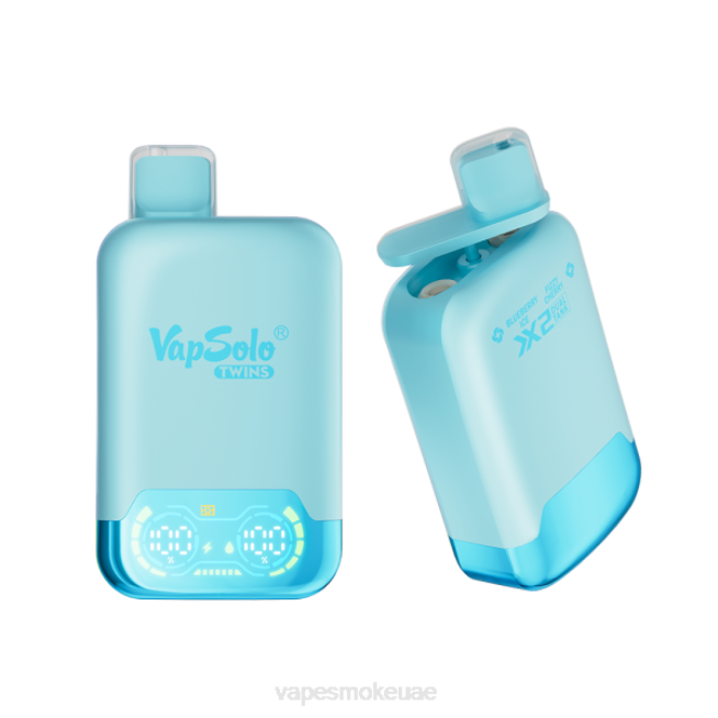 Vape Uae - Vapsolo TWINS vape القابل للتصرف ثلج التوت الأزرق والكرز الفوار LR44139