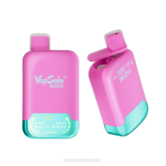 Vape Uae - Vapsolo TWINS vape القابل للتصرف فراولة، توت، كرز، ثلج عنب LR44145