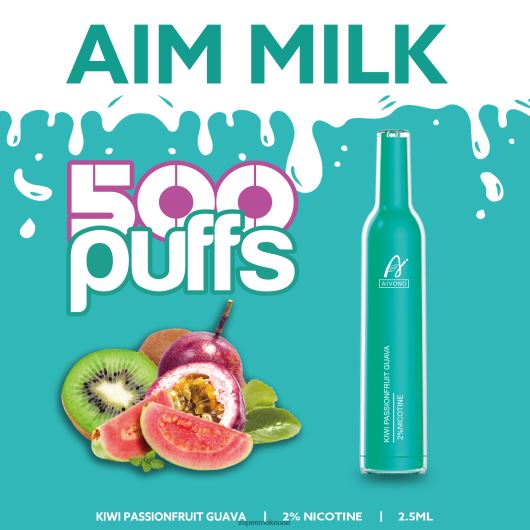 Vape Abu Dhabi - كيوي باشن فروت جوافة Aivono AIM MILK 500 RR4PBP272