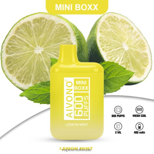 Vape Abu Dhabi - ليمون نعناع Aivono AIM MINI BOXX 600 RR4PBP233