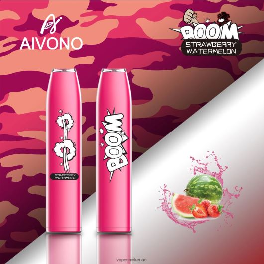 Vape Uae - الفراولة والبطيخ Aivono AIM BOOM 600 RR4PBP364