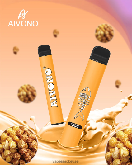 Vape Uae - الفشار بالكراميل Aivono AIM FISHBONE 600 RR4PBP286