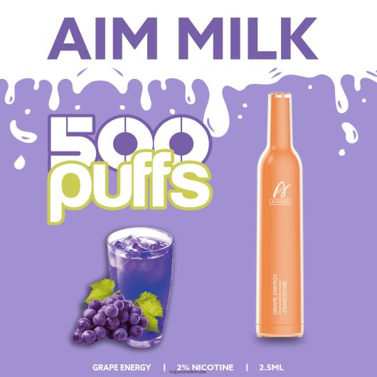 Vape Uae - طاقة العنب Aivono AIM MILK 500 RR4PBP265