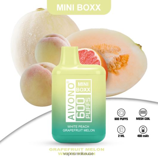 Vape Uae - الخوخ الأبيض الجريب فروت البطيخ Aivono AIM MINI BOXX 600 RR4PBP241