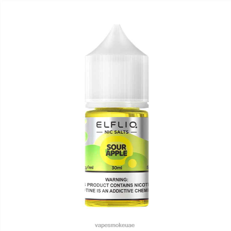 التفاح الحامض 468R828 ELFBAR ELFLIQ Nic Salt 30ml