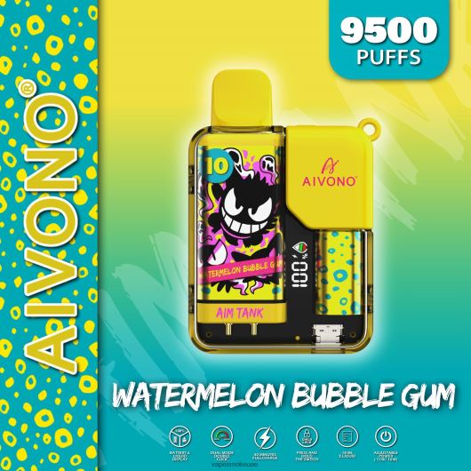 Vape Abu Dhabi - علكة البطيخ Aivono AIM TANK 9500 RR4PBP44