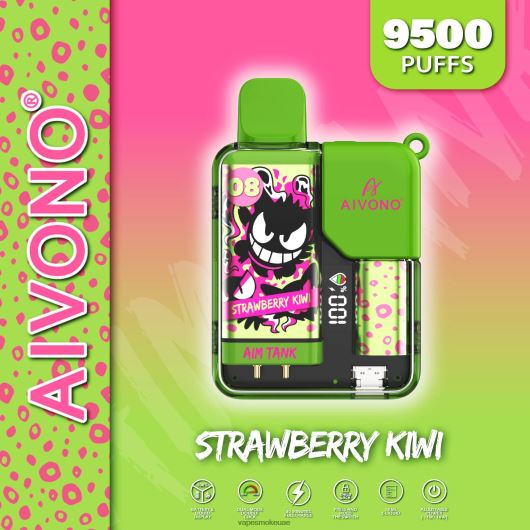 Vape Abu Dhabi - كيوي فراولة Aivono AIM TANK 9500 RR4PBP47