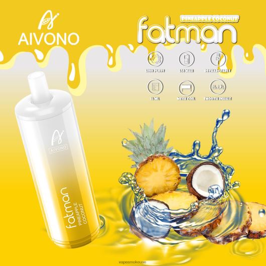 Vape Abu Dhabi - جوز الهند الأناناس Aivono FATMAN 6800 RR4PBP29