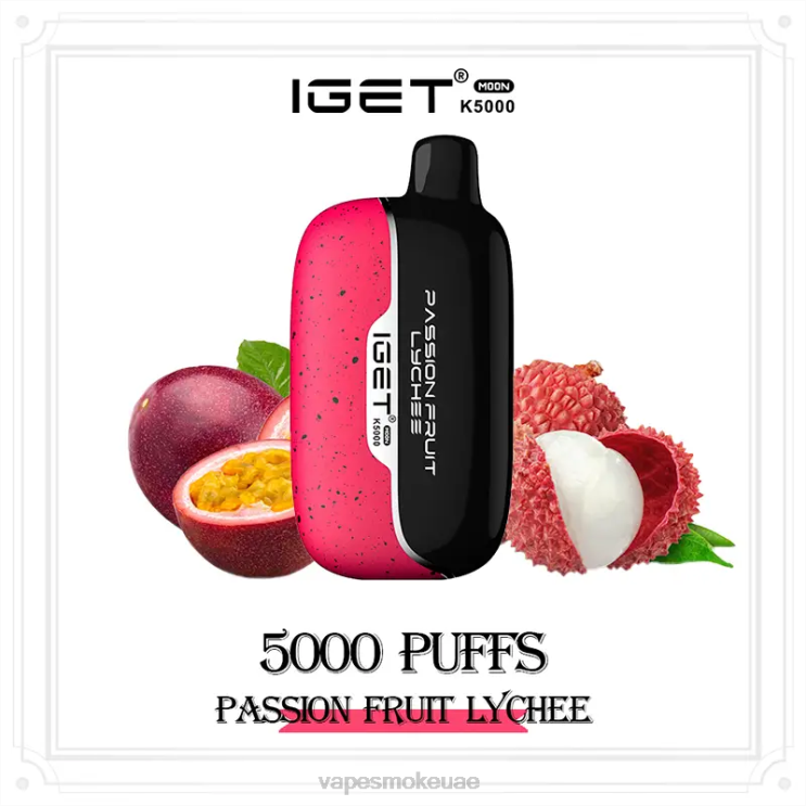 Vape Mods - ليتشي فاكهة العاطفة IGET Moon k5000 802LP10