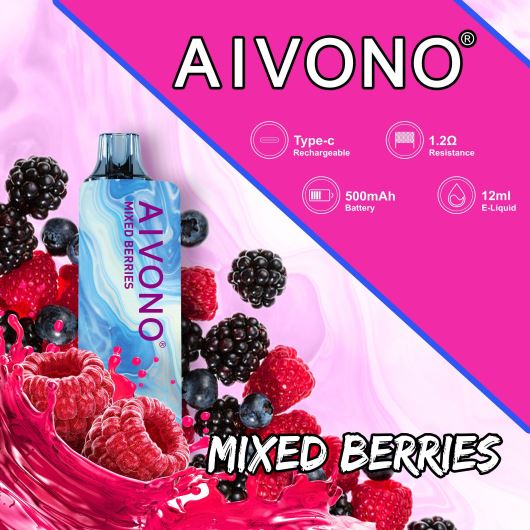 Vape Smoke - التوت المختلط Aivono AIM GUN 7000 RR4PBP111