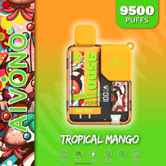 Vape Smoke - المانجو الاستوائية Aivono AIM TANK 9500 RR4PBP39