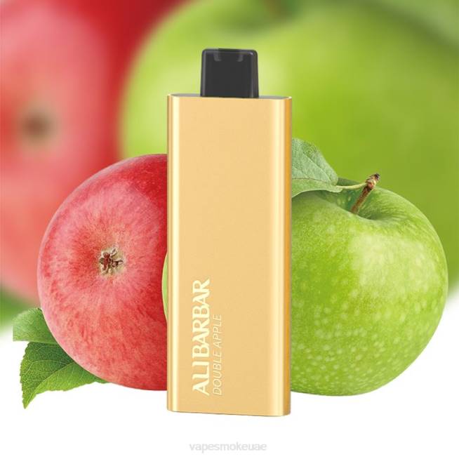 Vape Smoke - Alibarbar Pandora 7000 سيجارة يمكن التخلص منها تفاحة مزدوجة LR4466