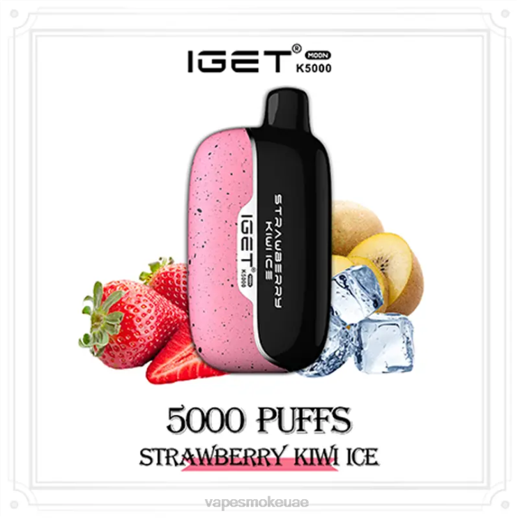 Vape Smoke - ثلج فراولة كيوي IGET Moon k5000 802LP18