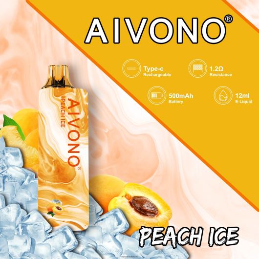 Vape Uae - جليد الخوخ Aivono AIM GUN 7000 RR4PBP103