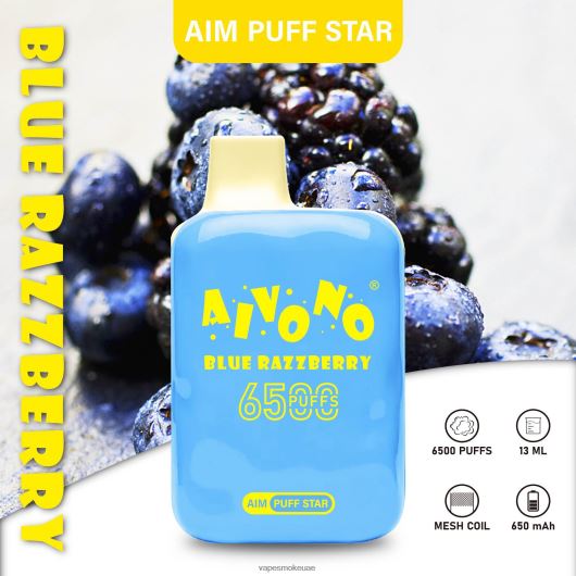 Vape Uae - التوت الأزرق Aivono AIM PUFF STAR 6500 RR4PBP292