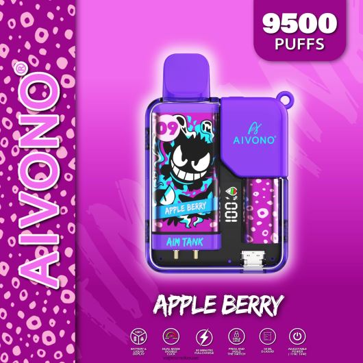 Vape Uae - تفاح Aivono AIM TANK 9500 RR4PBP43
