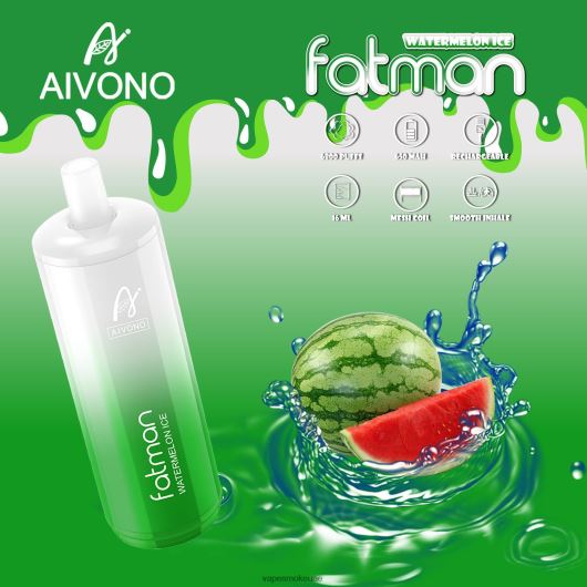 Vape Uae - ثلج البطيخ Aivono FATMAN 6800 RR4PBP28