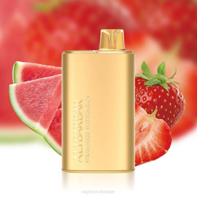 Vape Uae - Alibarbar Rich 8000 سيجارة يمكن التخلص منها الفراولة والبطيخ LR4413