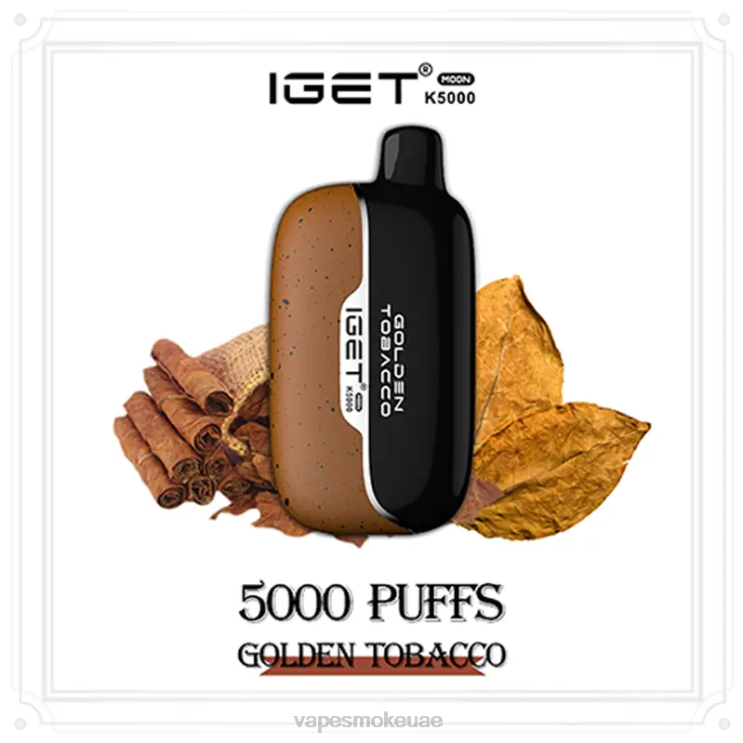 Vape Uae - التبغ الذهبي IGET Moon k5000 802LP1