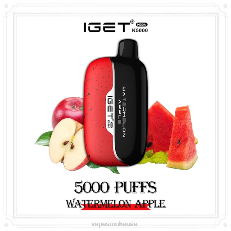Vape Uae - تفاحة البطيخ IGET Moon k5000 802LP6