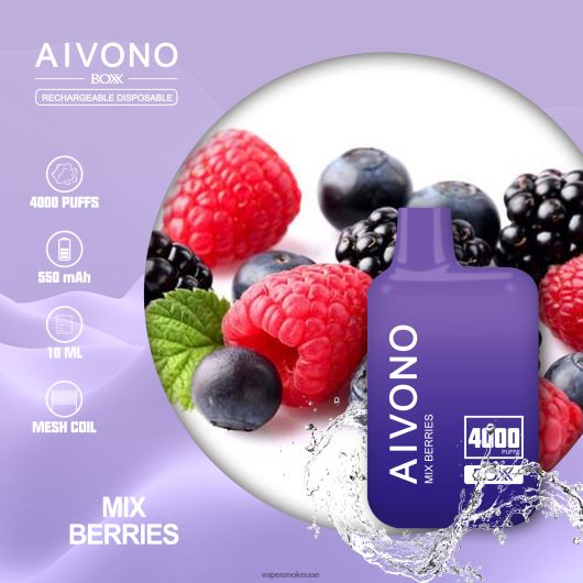 Vape Abu Dhabi - مزيج التوت Aivono AIM BOXX 4000 RR4PBP215