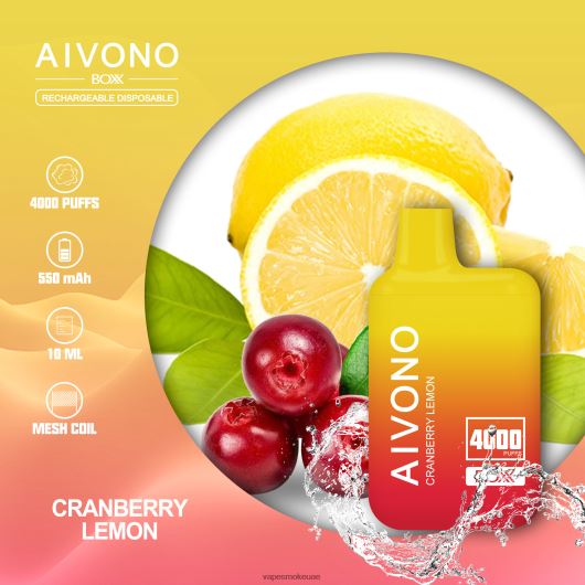 Vape Abu Dhabi - ليمون التوت البري Aivono AIM BOXX 4000 RR4PBP218