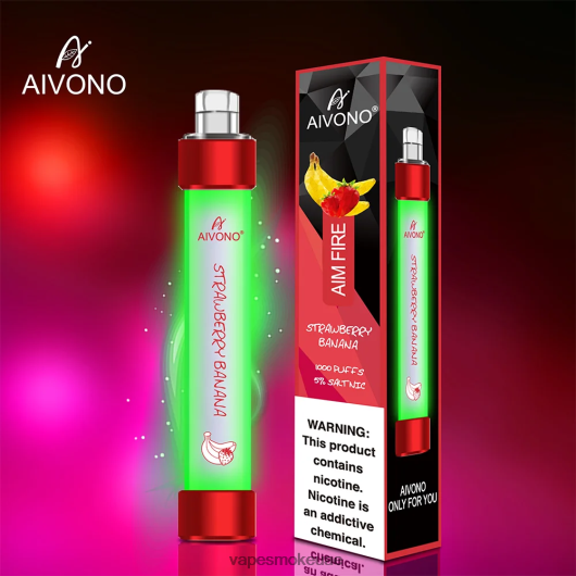 Vape Abu Dhabi - موز فراولة Aivono AIM FIRE 1000 RR4PBP332