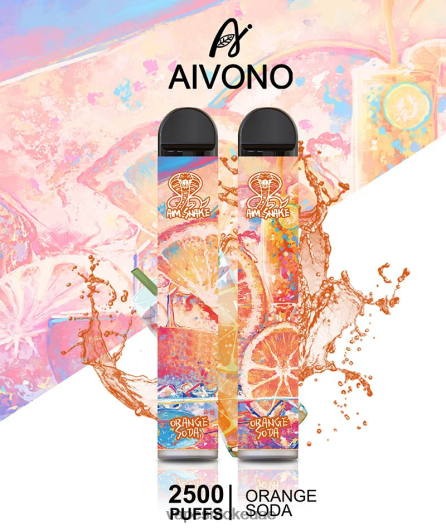 Vape Abu Dhabi - صودا البرتقال Aivono AIM SNAKE 2500 RR4PBP314