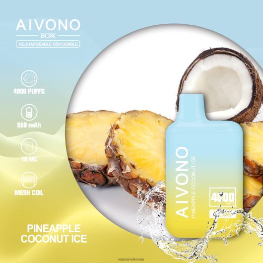 Vape Smoke - الأناناس وجوز الهند الجليد Aivono AIM BOXX 4000 RR4PBP222