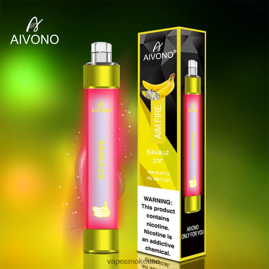 Vape Smoke - جليد الموز Aivono AIM FIRE 1000 RR4PBP324
