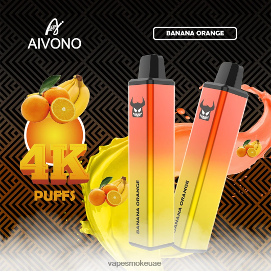 Vape Smoke - برتقال موز Aivono AIM FREAK 4000 RR4PBP258