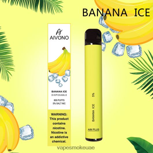 Vape Smoke - جليد الموز Aivono AIM PLUS 800 RR4PBP171