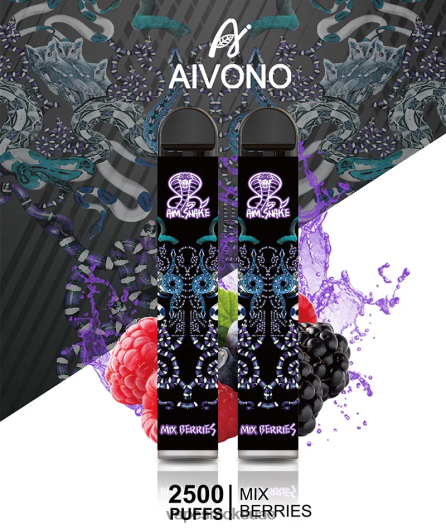 Vape Smoke - مزيج التوت Aivono AIM SNAKE 2500 RR4PBP312
