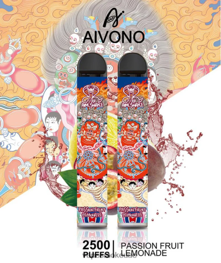 Vape Smoke - عصير الليمون الفاكهة العاطفة Aivono AIM SNAKE 2500 RR4PBP315
