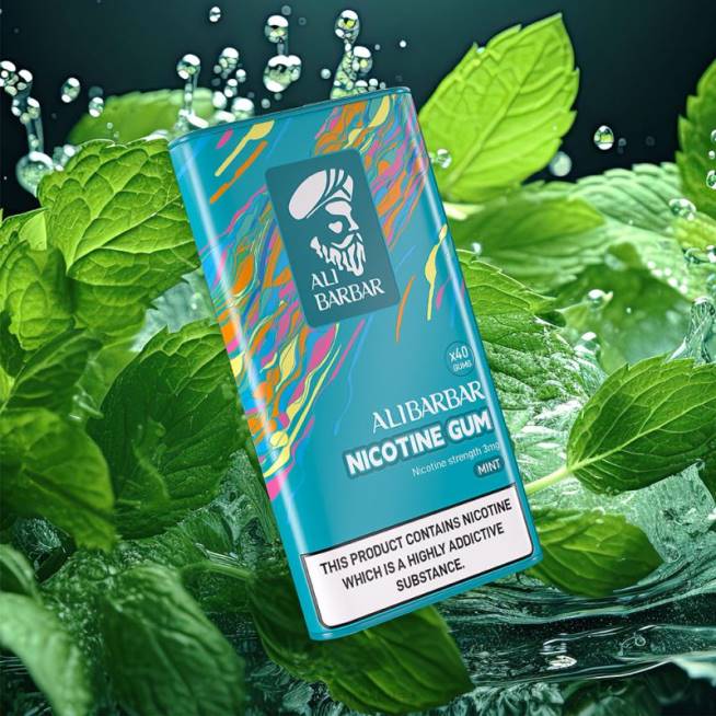 Vape Abu Dhabi - Alibarbar علكة النيكوتين نعناع LR44101