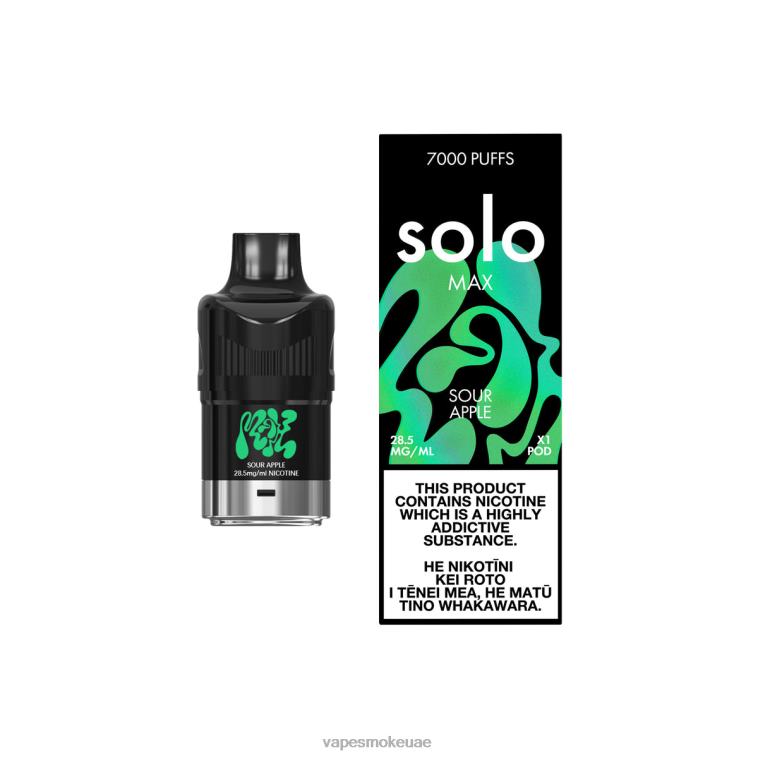 Vape Abu Dhabi - Solo MAX جراب 460X680 التفاح الحامض
