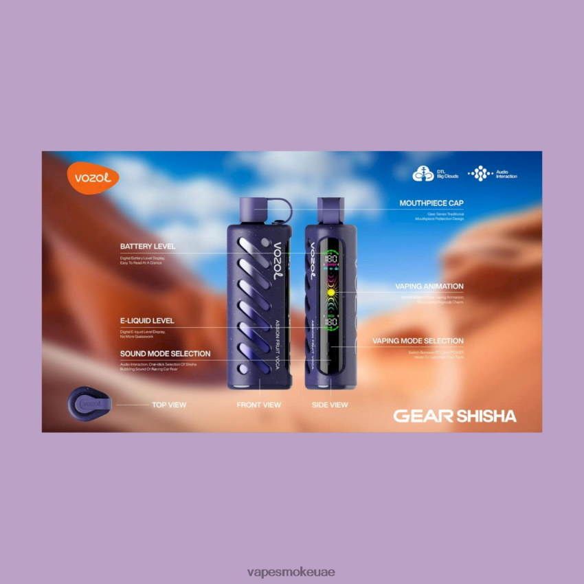 Vape Abu Dhabi - VOZOL جير الشيشة 25000 6JRZ8P1