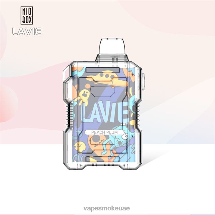 Vape Smoke - البرقوق الخوخ 8T666198 LAVIE NIO BOX 9000 نفث