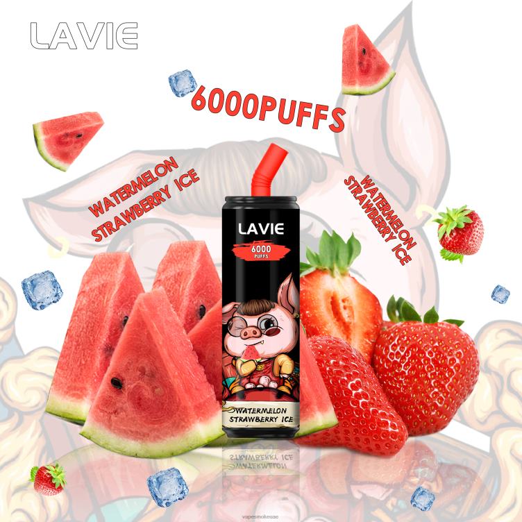 Vape Smoke - بطيخ فراولة مثلج 8T666267 LAVIE Coke BAR 6000 نفث