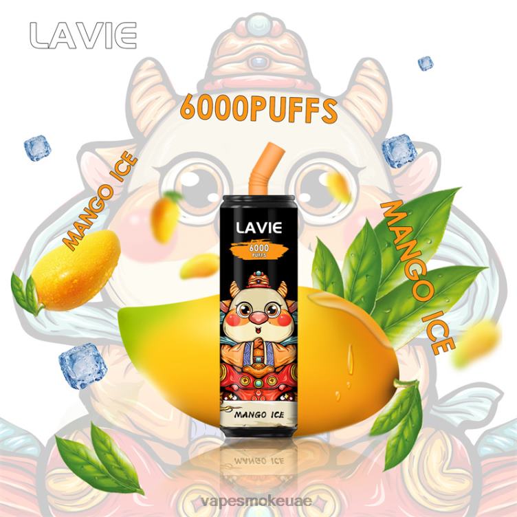 Vape Smoke - جليد المانجو 8T666270 LAVIE Coke BAR 6000 نفث