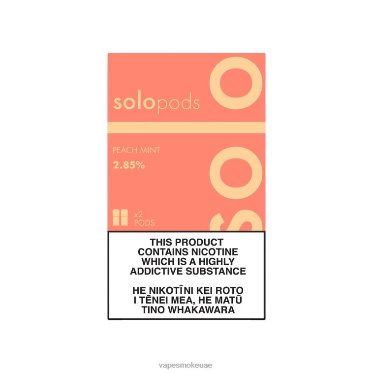 Vape Smoke - Solo جراب بديل 2-pack 460X657 نعناع الخوخ