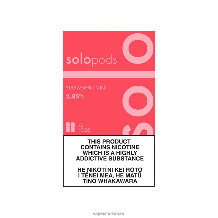 Vape Smoke - Solo جراب بديل 2-pack 460X660 نعناع الفراولة