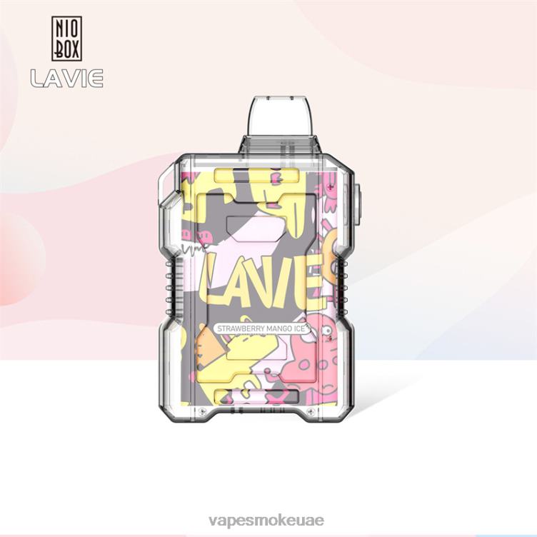 Vape Uae - فراولة مانجو ثلج 8T666190 LAVIE NIO BOX 9000 نفث