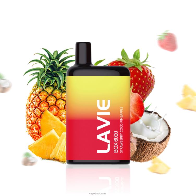Vape Uae - فراولة كوكو وأناناس 8T666205 LAVIE BOX 6000 نفث