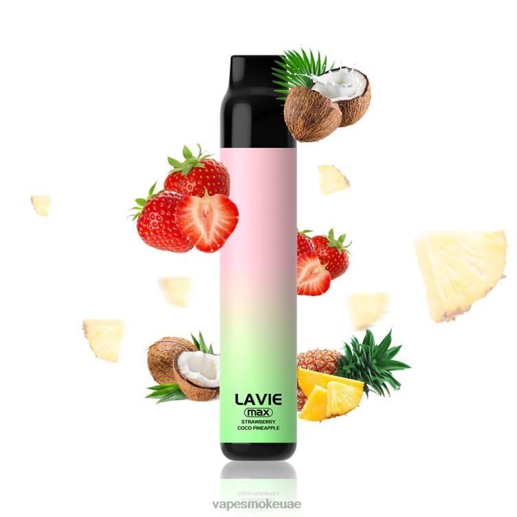Vape Uae - الفراولة كوكو التفاح 8T666283 LAVIE BAR 5000 نفث - الحد الأقصى